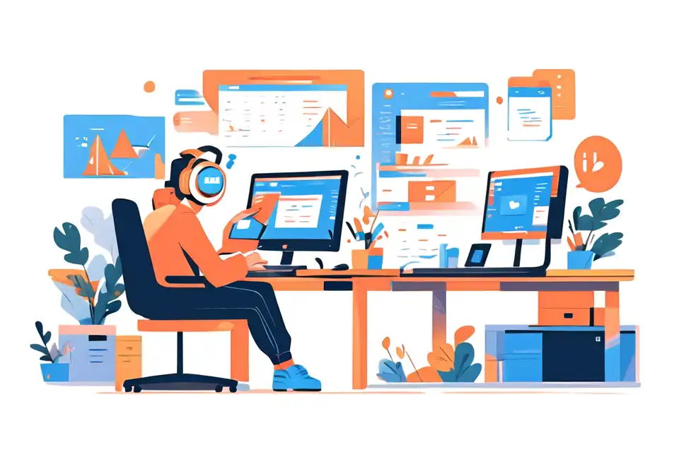 an image for online project management software