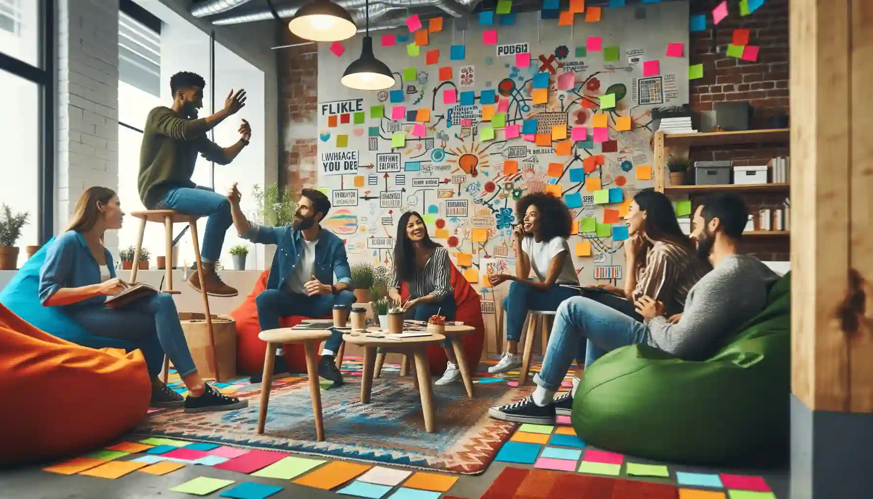 an image for brainstorming meeting