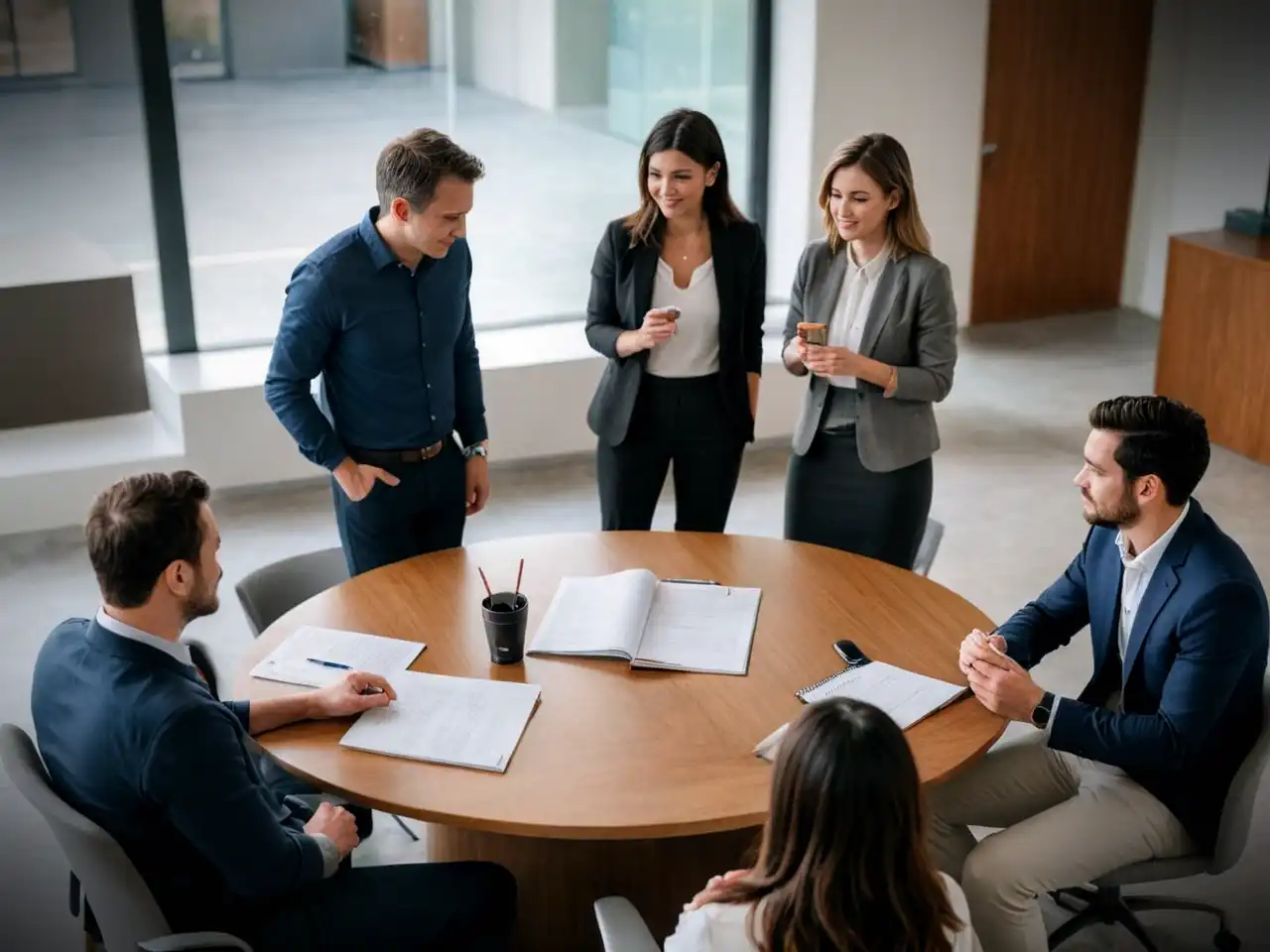 an image for customer feedback meeting