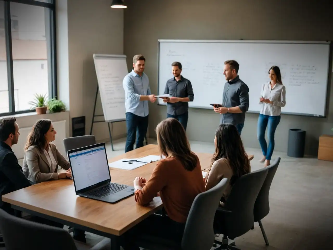 an image for customer success meeting