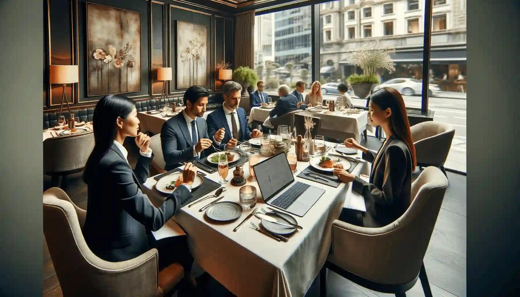 an image for lunch meeting