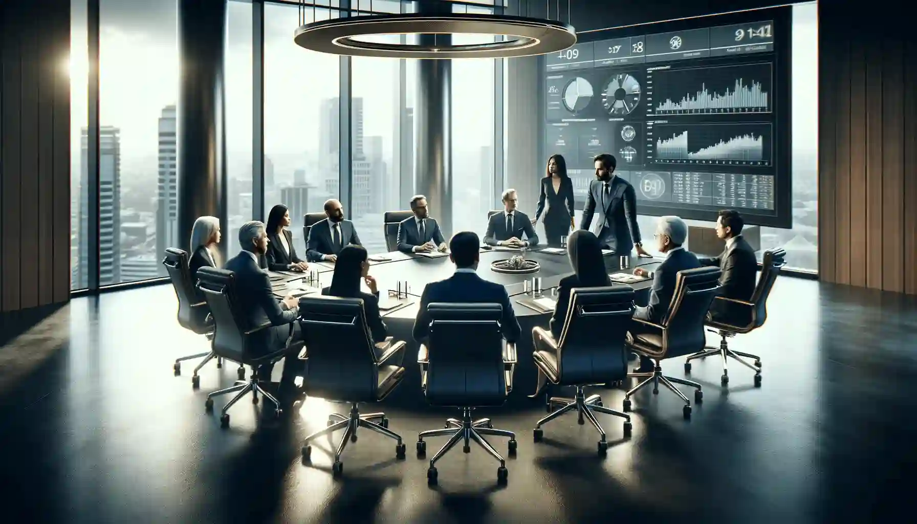 an image for management meeting