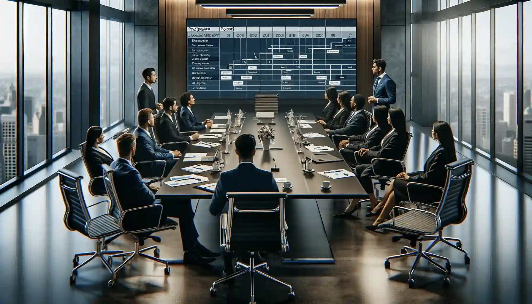 an image for project management meeting