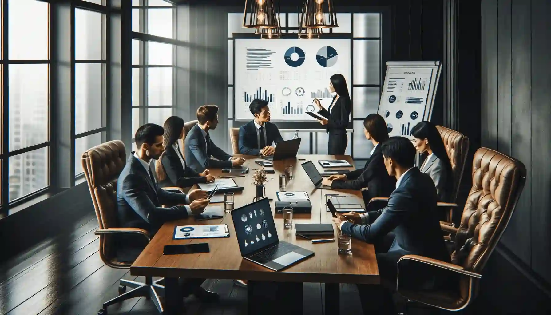 an image for sales meeting