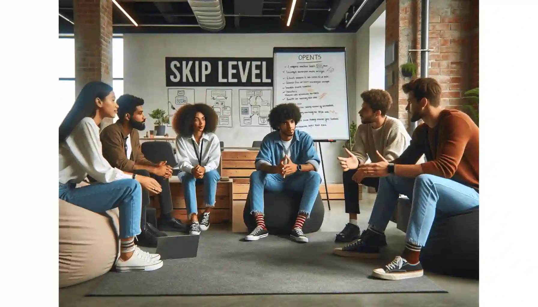 an image for skip level meeting