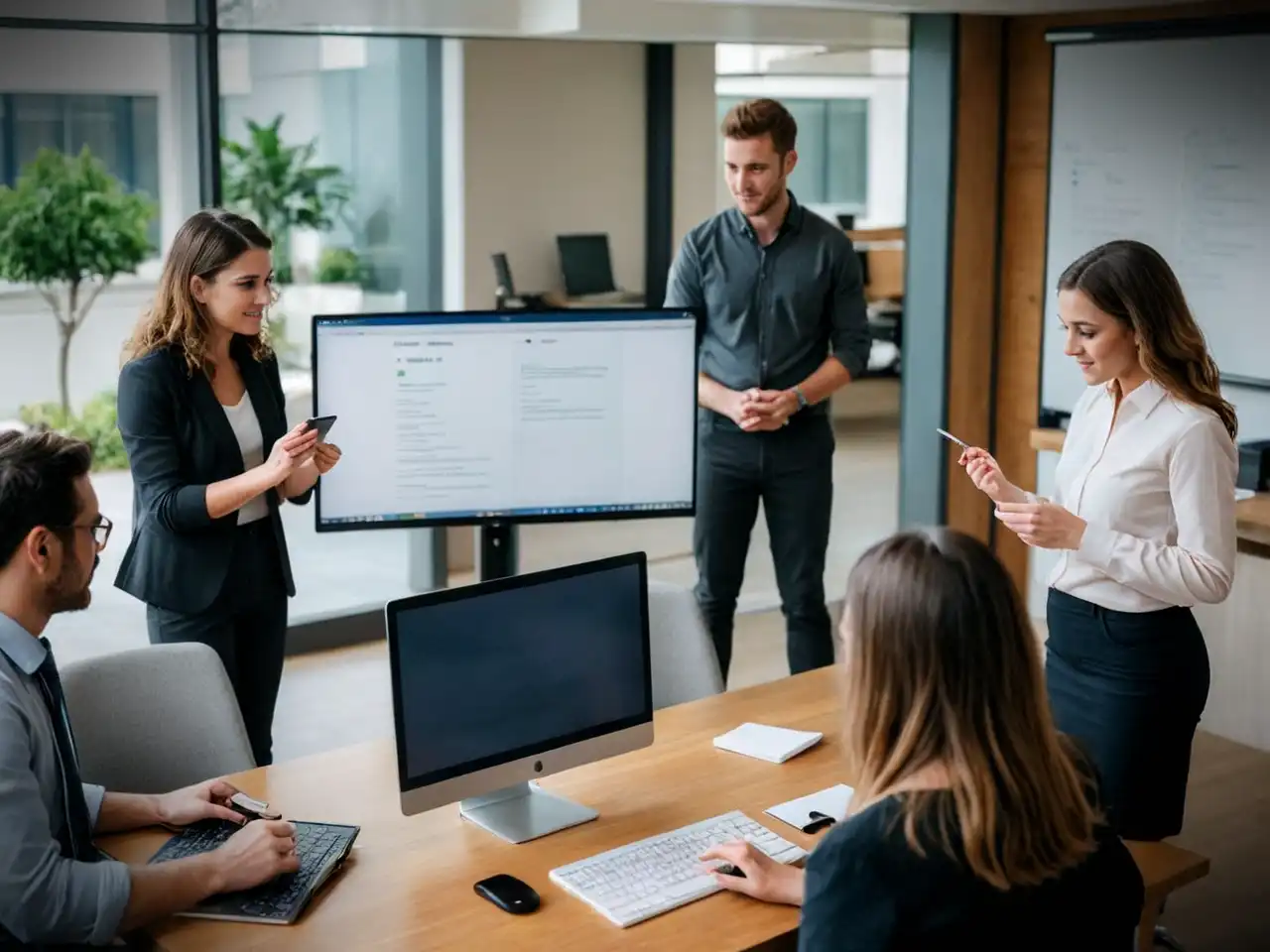 an image for social media strategy meeting