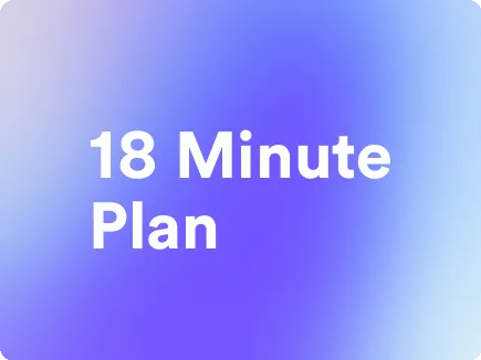 an image for 18 minute plan
