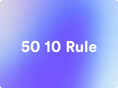 an image for 50 10 rule