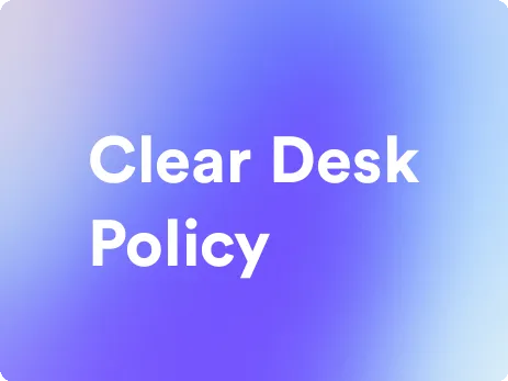 an image for clear desk policy