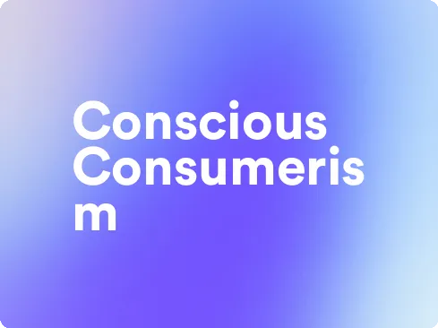 an image for conscious consumerism