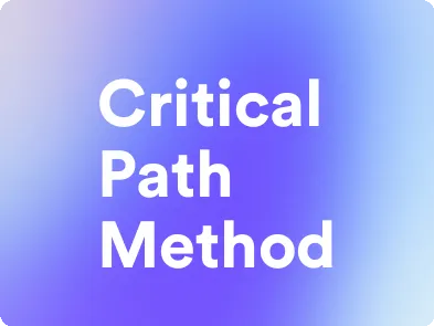 an image for critical path method