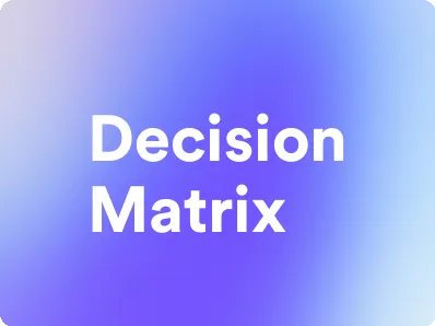an image for decision matrix