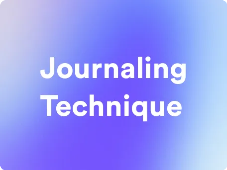 an image for journaling technique