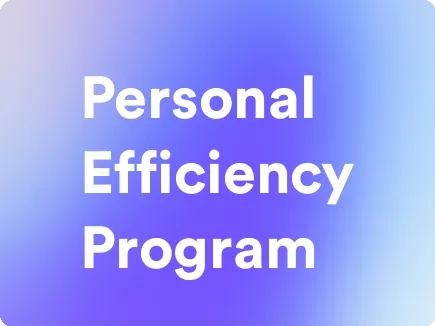 an image for personal efficiency program