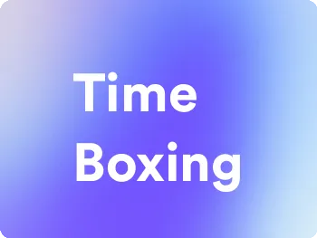 an image for time boxing