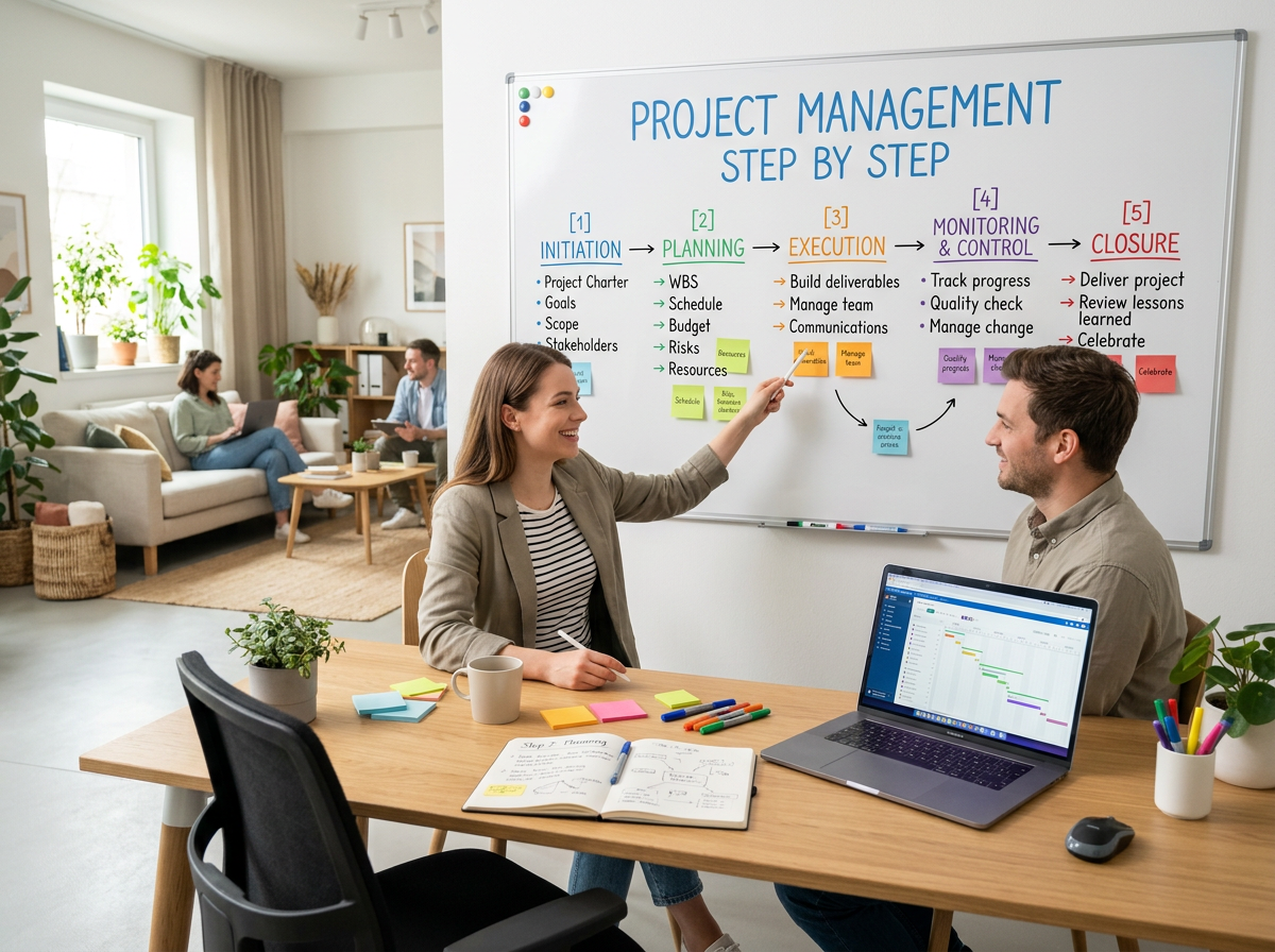 Project Management Step by Step: A Practical Guide for Teams